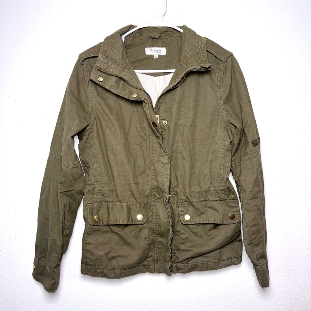 Charlotte Russe Khaki Utility Jacket